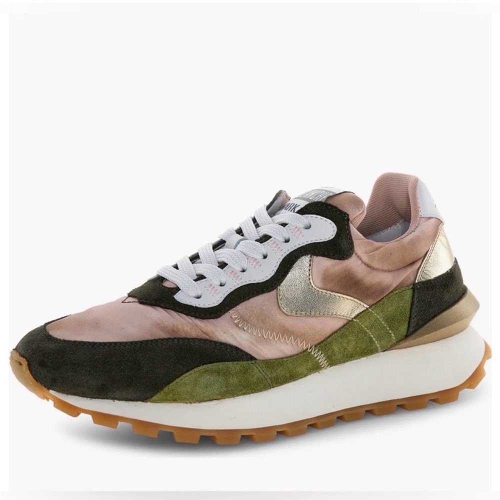 VOILE BLANCHE Qwark Hype Sneaker in Army Green - Picture 2 of 15